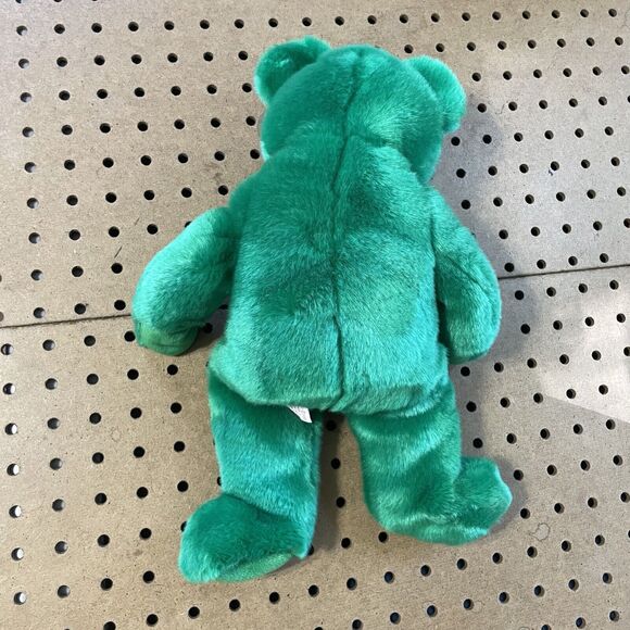 NWT Large TY Beanie Babies Buddies Erin 1998 Shamrock Green Retired RARE - Picture 6 of 10